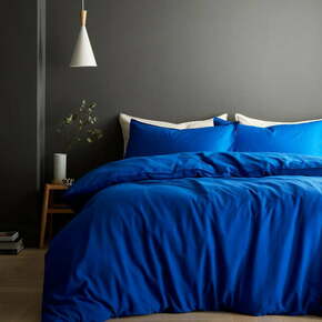 Modra posteljnina za zakonsko posteljo 200x200 cm Relaxed – Content by Terence Conran