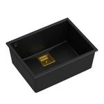 granitni umivalnik DAVID 50 Black