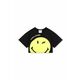 Otroška bombažna kratka majica Marc Jacobs x Smiley črna barva - črna. Otroška kratka majica iz kolekcije Marc Jacobs. Model izdelan iz tanke, elastične pletenine. Model iz izjemno udobne bombažne tkanine, ki je zračna.