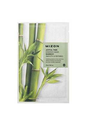 MIZON 3D bambusova krpa za hidratacijo in mehčanje Joyful Time (Essence Mask Bamboo ) 23 g