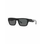 Sončna očala Armani Exchange moški, črna barva - črna. Sončna očala iz kolekcije Armani Exchange. Model s enobarvnimi stekli in okvirji iz plastike. Ima filter UV 400.