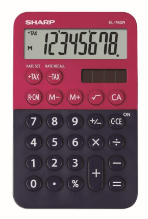 Sharp EL760RBRB (SH-EL760RBRB) kalkulator
