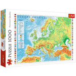 Trefl Puzzle 1000 Zemljevid Evrope
