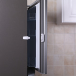 Ključavnica hladilnika, bela / siva
