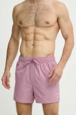 Kopalne kratke hlače Samsoe Samsoe MOSES vijolična barva