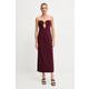Bardot Obleka Bardot bordo 57941DB3
