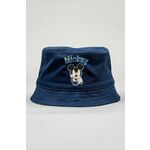 Obojestranska bombažna otroška kapa zippy x Disney mornarsko modra barva - mornarsko modra. Otroški klobuk iz kolekcije zippy. Model z ozkim robom, izdelan iz materiala z nalepko.