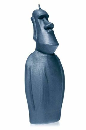 Dekorativna sveča Candellana Statue Of Easter - mornarsko modra. Dekorativna sveča iz kolekcije Candellana. Model izdelan iz veganskega parafina.