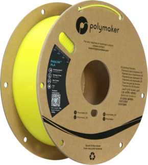 PolyLite Luminous PLA Yellow - 1