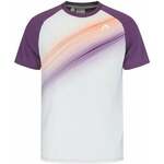 Head Performance T-Shirt Men Lilac/Print Perf XL Teniška majica