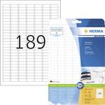 Herma Superprint 4333 etikete, A4, 25,4 x 10 mm, bele, 25 kom