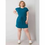 BASIC FEEL GOOD Ženska obleka plus size KORI mornarsko modra RV-SK-6642.89_365067 4XL