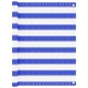 Vidaxl Balkonsko platno modro in belo 90x500 cm HDPE