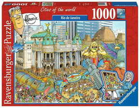WEBHIDDENBRAND RAVENSBURGER Puzzle Svetovna mesta: Rio de Janeiro 1000 kosov