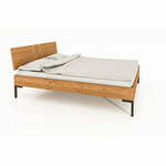 Hrastova zakonska postelja 140x200 cm Abies 2 - The Beds