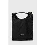 Torbica Lovechild črna barva - črna. Velika nakupovalna torbica iz kolekcije Lovechild. Model na zapenjanje, izdelan iz tekstilnega materiala. Lahek in udoben model, idealen za vsakodnevno nošenje.