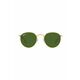 Otroška sončna očala Ray-Ban Round Kids zelena barva, 0RJ9547S-Polarized - zelena. Otroška sončna očala iz kolekcije Ray-Ban. Model z enobarvnimi stekli in okvirjem iz kovine.