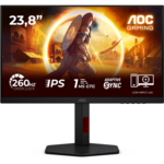 AOC Agon 24G4ZR monitor, IPS, 23.8", 16:9, 1920x1080, 240Hz/260Hz, pivot, HDMI, Display port, USB