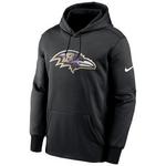 Baltimore Ravens Nike Prime Logo Therma pulover s kapuco, velikost L