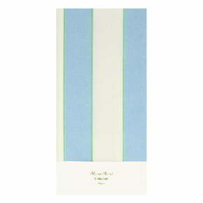 Namizni prt 137x259 cm Pale Blue Stripe – Meri Meri