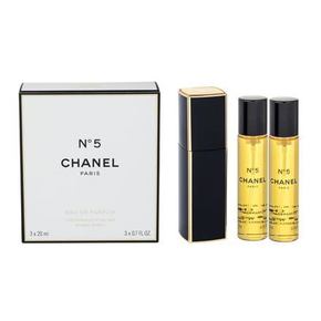 Chanel No.5 parfumska voda "zasuči in razprši" 20 ml za ženske