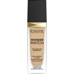 Eveline Cosmetics Wonder Match dolgoobstojni tekoči puder s hialuronsko kislino odtenek 20 Medium Beige 30 ml