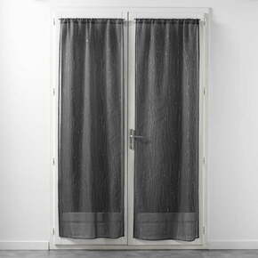 Antracitno sive prosojne zavese v kompletu 2 ks 70x200 cm Filiane – douceur d'intérieur