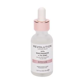 Makeup Revolution London Skincare 10% Niacinamide + 1% Zinc serum za obraz za mešano kožo 30 ml za ženske