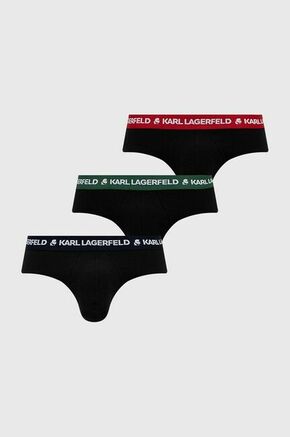 Moške spodnjice Karl Lagerfeld 3-pack moški - pisana. Spodnje hlače iz kolekcije Karl Lagerfeld. Model izdelan iz elastične pletenine. V kompletu so trije pari.