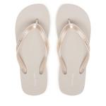 Japonke Calvin Klein Flatform Flip Flop Met Tpu HW0HW03120 Srebrna