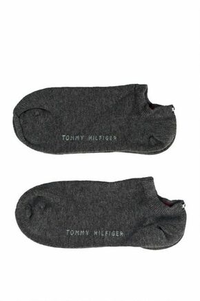 Tommy Hilfiger stopalke (2 pack) - siva. Stopalke iz kolekcije Tommy Hilfiger. Model izdelan iz enobarvnega materiala. V kompletu sta dva para.