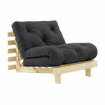 Raztegljiv fotelj Karup Design Roots Raw/Dark Grey