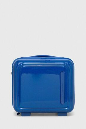 Kozmetična torbica Mandarina Duck rdeča barva - modra. Kozmetična torbica iz kolekcije Mandarina Duck. Model izdelan iz sintetičnega materiala.