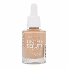 Catrice Nude Drop Tinted Serum Foundation vlažilen in osvetljevalni puder 30 ml odtenek 040N