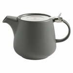Temno siv porcelanast čajnik s cedilom Maxwell &amp; Williams Tint, 600 ml
