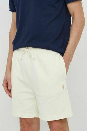 Bombažne kratke hlače Polo Ralph Lauren bež barva - bež. Kratke hlače iz kolekcije Polo Ralph Lauren. Model izdelan iz prožnega materiala