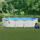 Greatstore Črpalni bazen s peščenim filtrom in lestvijo, 610x360x120 cm