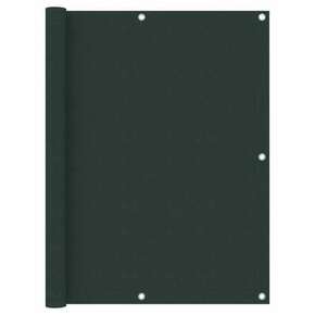 Shumee Balkonsko platno temno zeleno 120x500 cm oksford blago