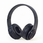 Gembird BHP-LED-01 slušalke, bluetooth, črna, 83dB/mW, mikrofon