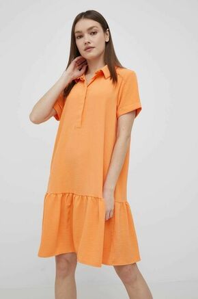 Obleka JDY oranžna barva