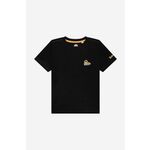 Otroška bombažna kratka majica Timberland Short Sleeves Tee-shirt črna barva - črna. Otroška kratka majica iz kolekcije Timberland, izdelana iz bombažne pletenine. Model iz mehke in na otip prijetne tkanine.