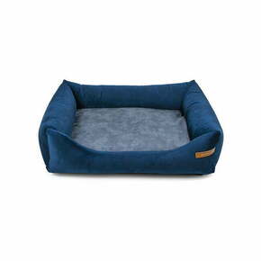 Modra/temno siva postelja za pse 55x65 cm SoftBED Eco S – Rexproduct