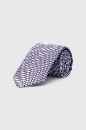 Kravata BOSS vijolična barva - vijolična. Kravata iz kolekcije BOSS. Model izdelan iz vzorčaste tkanine.