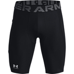 UA HeatGear Pocket Long Shorts, Black/White - XL