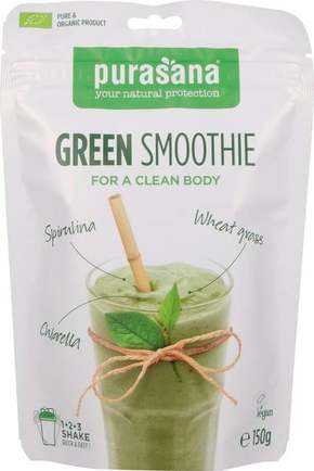 Purasana Bio Green Smoothie mešanica - 150 g