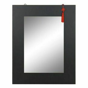 Slomart stensko ogledalo dkd home decor orientalsko črna jelka (70 x 2 x 90 cm)