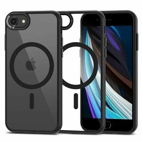 OVITEK ZA iPhone 7 / 8 / SE 2020 / 2022 TECH-PROTECT MAGMAT MAGSAFE BLACK/CLEAR