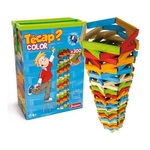 Jeujura Leseni gradbeni komplet Técap Color 300 delov