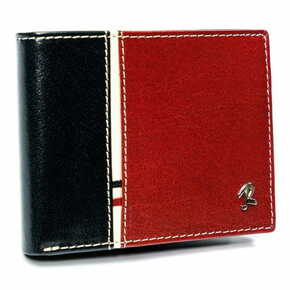 Rovicky moški usnjena denarnica zavarovano s tehnologijo RFID Ti veš Črna