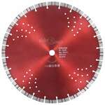 Greatstore Diamantni rezalni disk s turbo in luknjami iz jekla 350 mm